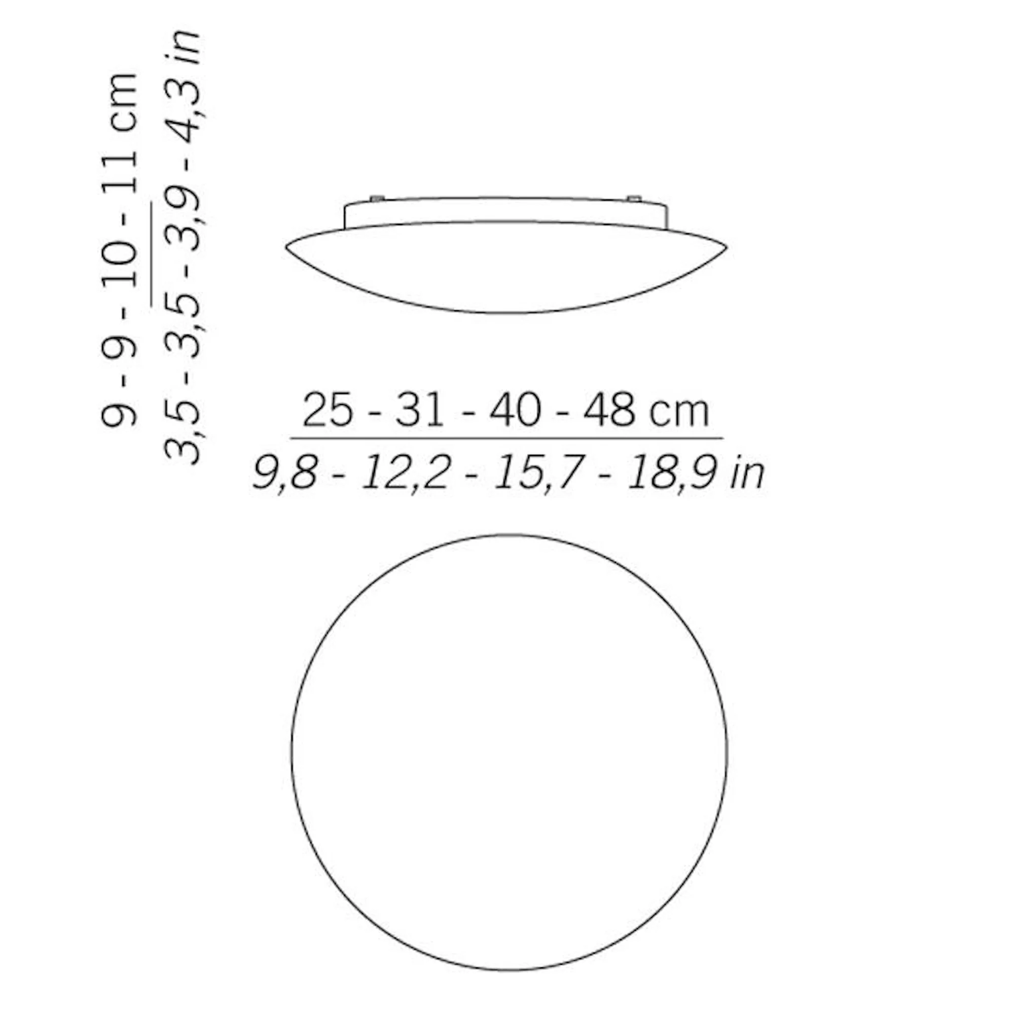 Bis Bayonet Wall / Ceiling Light - Image 12