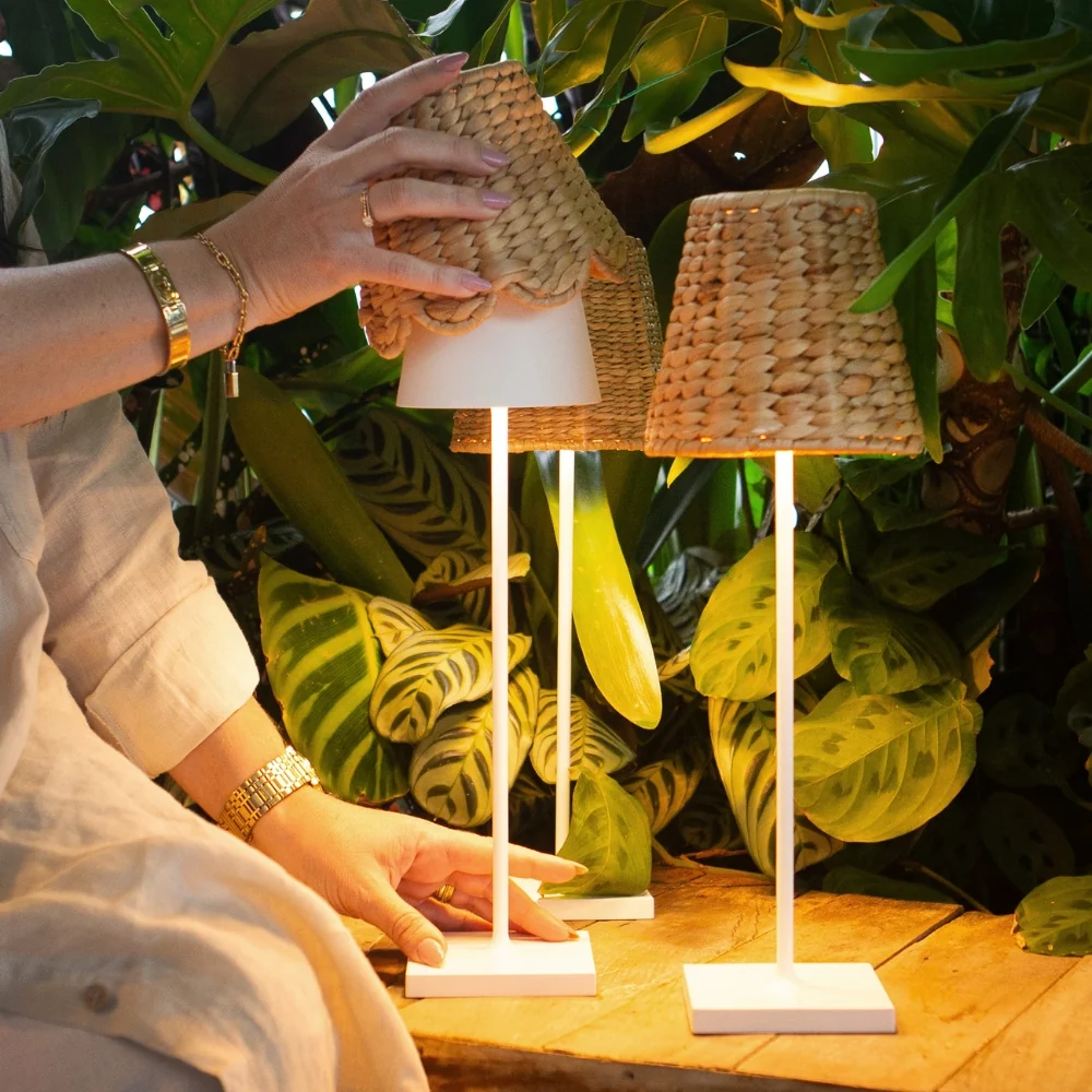 Empire Water Hyacinth Woven Lampshade - Image 3