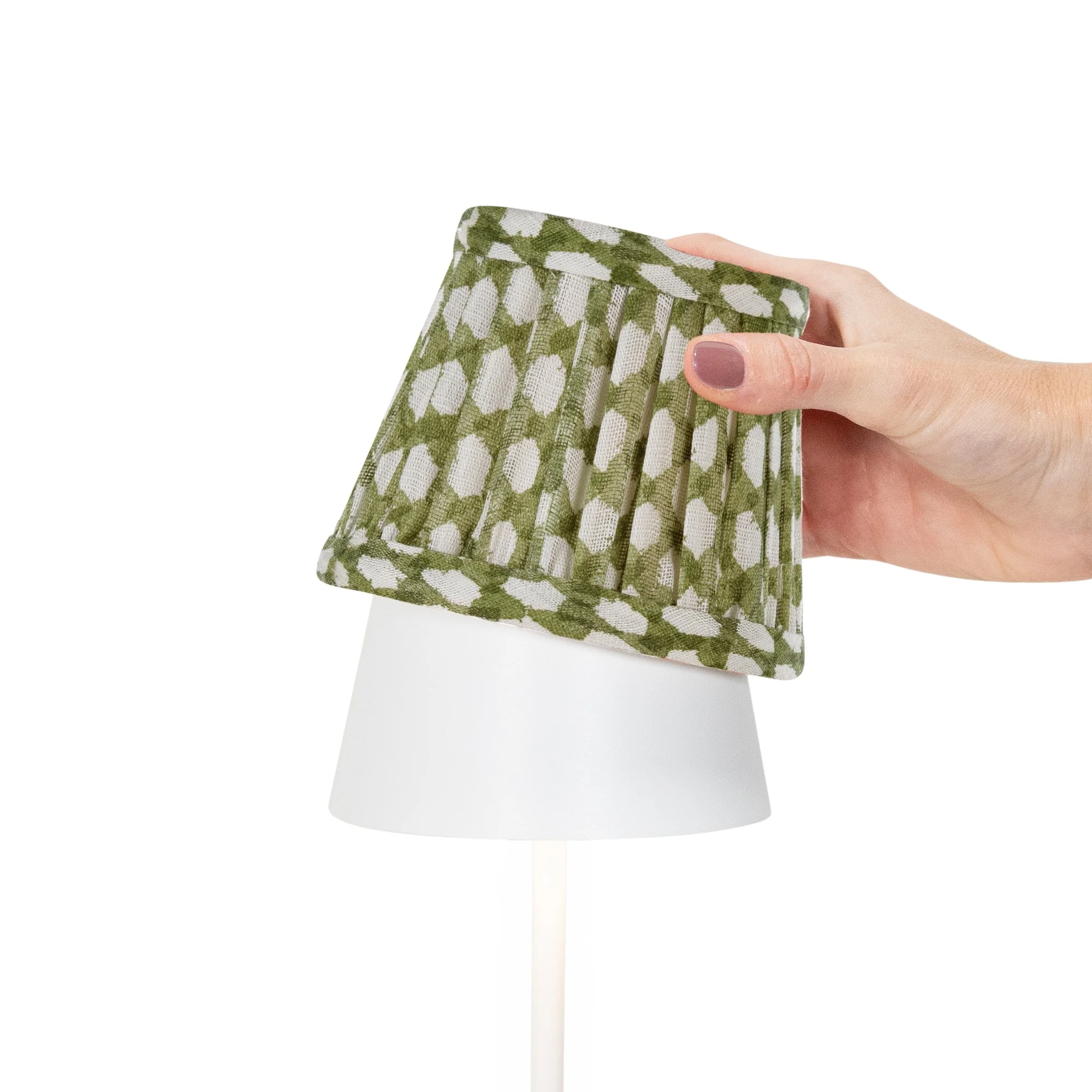 Zafferano x Fermoie Fabric Lampshades - Wicker Pattern - Image 12