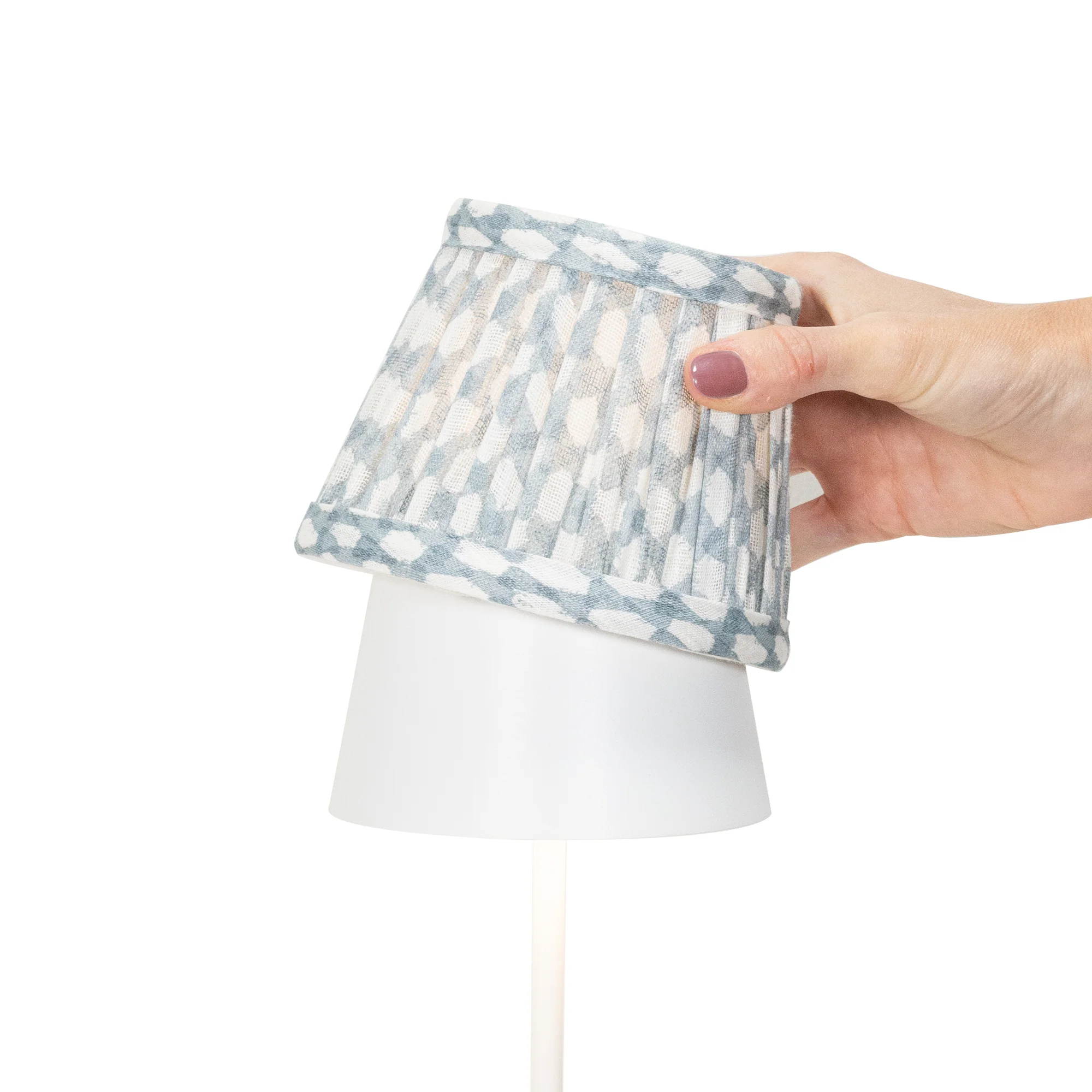 Zafferano x Fermoie Fabric Lampshades - Wicker Pattern - Image 17